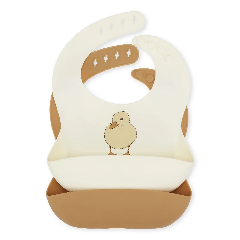 - Pet vitamin complex nutrition tabletsKonges Slojd Duckling 2 Pack Silicone Bibs