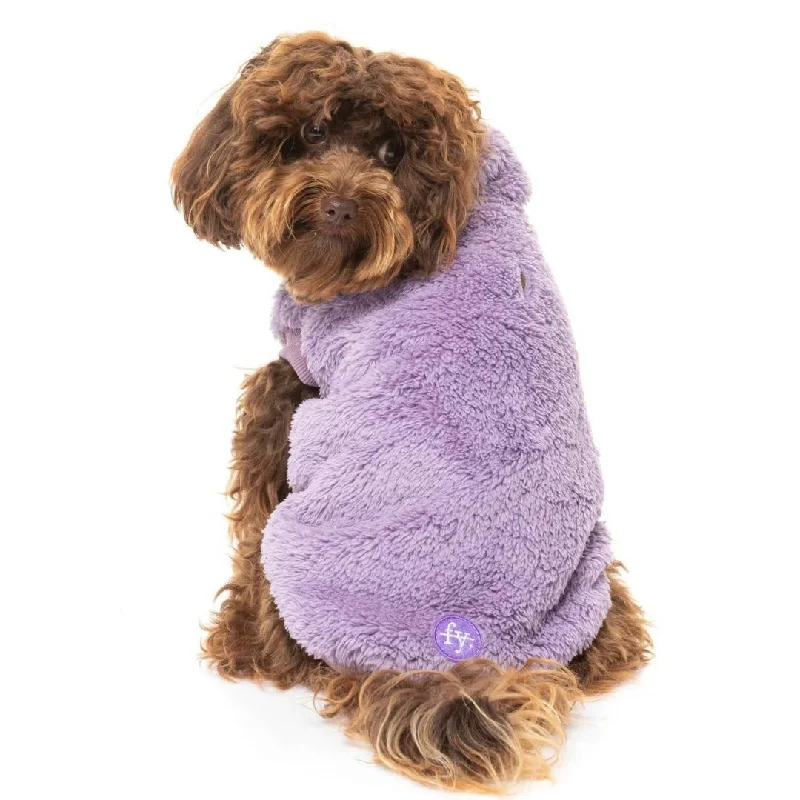 - Foldable and portable cat bagFuzzYard Turtle Teddy Dog Sweater - Purple